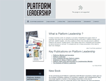 Tablet Screenshot of platformleadership.com